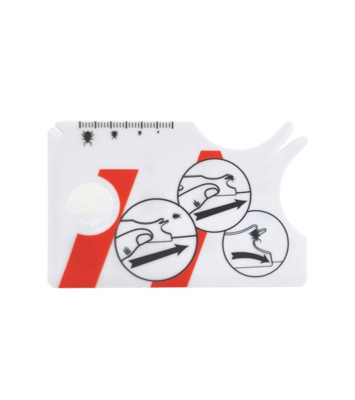 Tick Removal Card with Magnifying Glass