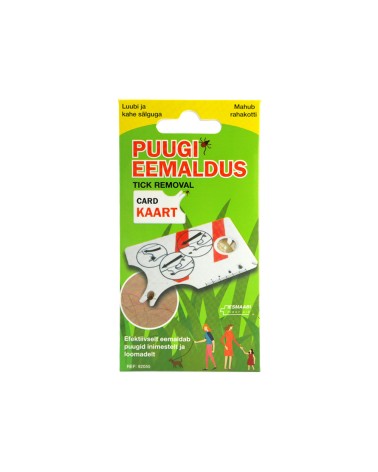 Tick Removal Card with Magnifying Glass