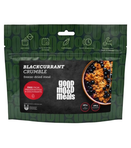 Good Mood Meals Blackcurrant Crumble