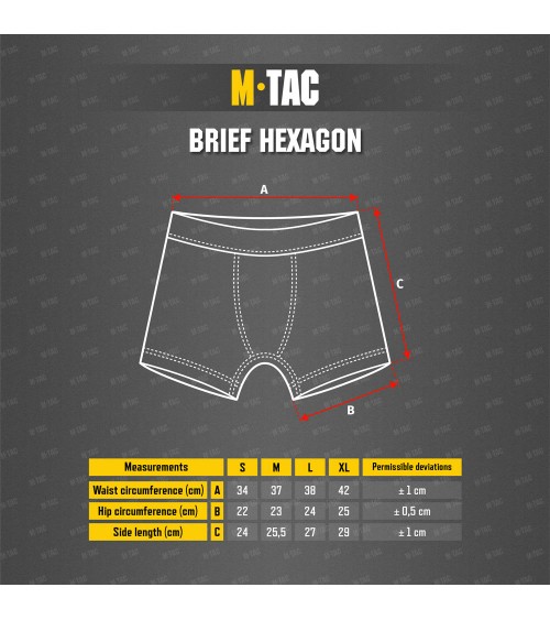 M-Tac Underwear Hexagon (various colours)