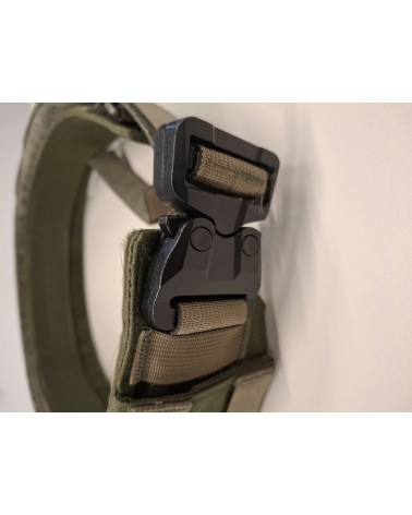 Used Warrior Low Profile MOLLE Belt with Polymer Cobra Belt – Size M