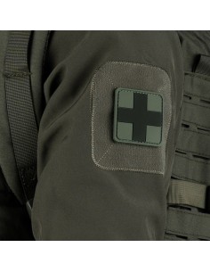 Red Cross PVC Patch (Green / Forest)