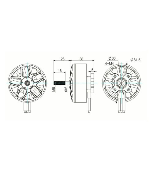 Brushless Motor Pilotix 5315 380KV