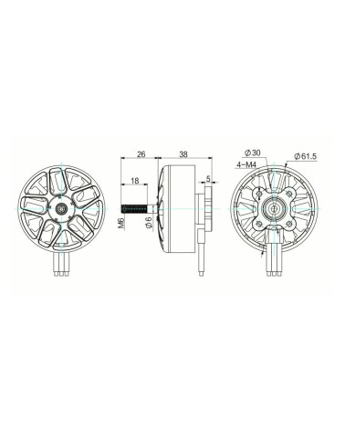 Brushless Motor Pilotix 5315 380KV
