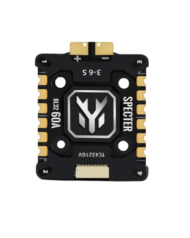 HGLRC SPECTER 60A 4in1 ESC 3-6S BL32 128K with Heat Sink for FPV Racing Drone Freestyle