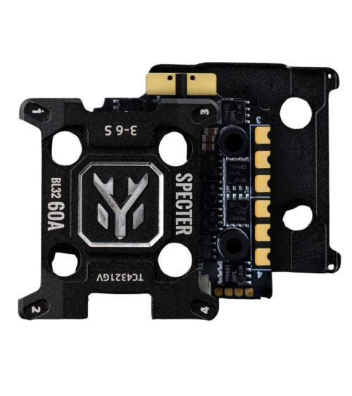 HGLRC SPECTER 60A 4in1 ESC 3-6S BL32 128K with Heat Sink for FPV Racing Drone Freestyle