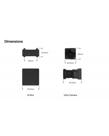 Analog Infrared FPV Camera CaddxFPV INFRA IRC-210SL 1500TVL