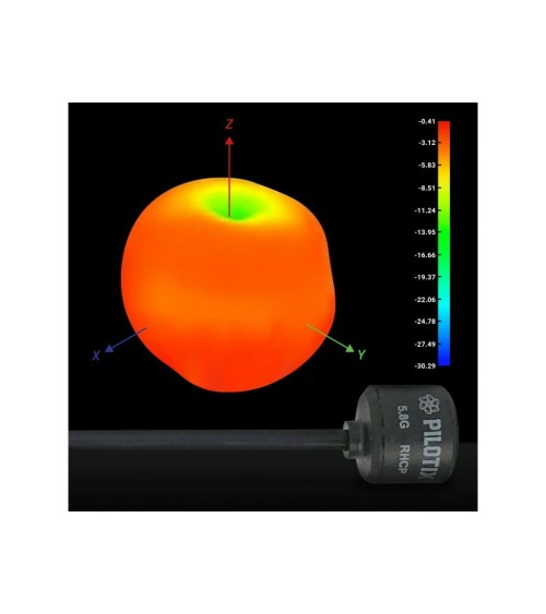 FPV-antenn Pilotix Lollipop 5.8G SMA RHCP 160mm