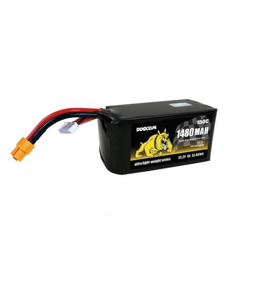 LiPo aku DOGCOM Ultra Series 6S 22.2V 1480mAh 150C XT60