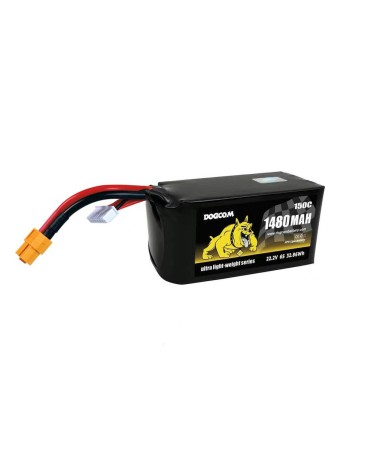 LiPo aku DOGCOM Ultra Series 6S 22.2V 1480mAh 150C XT60