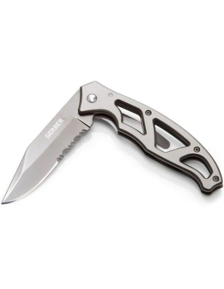 Gerber Paraframe I Folding Knife Serrated Blade