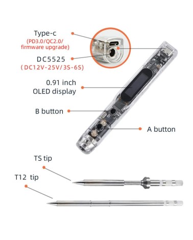 Soldering Iron Kit SEQURE SI012 Pro 65W (B2)