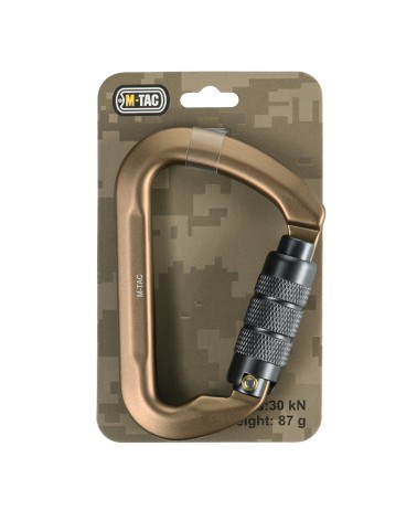 M-Tac Carabiner 10cm with Bayonet Lock Keylock (various colours)