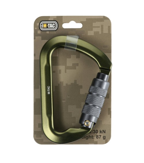 M-Tac karabiin 10 cm bajonettlukustusega Keylock (erinevad värvid)