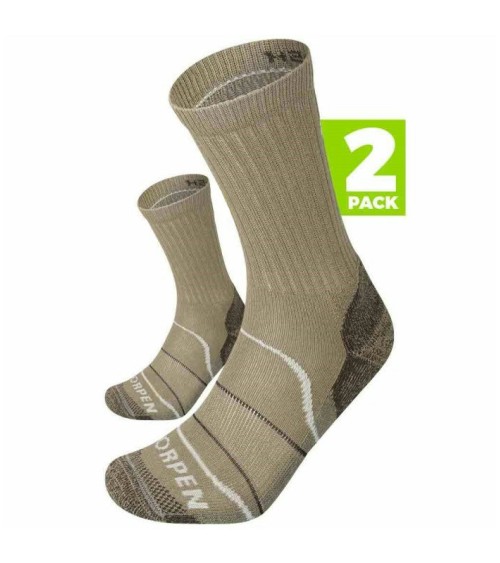 Lorpen Men's H2CE Hunting Light Eco Brown sokid 2 paari