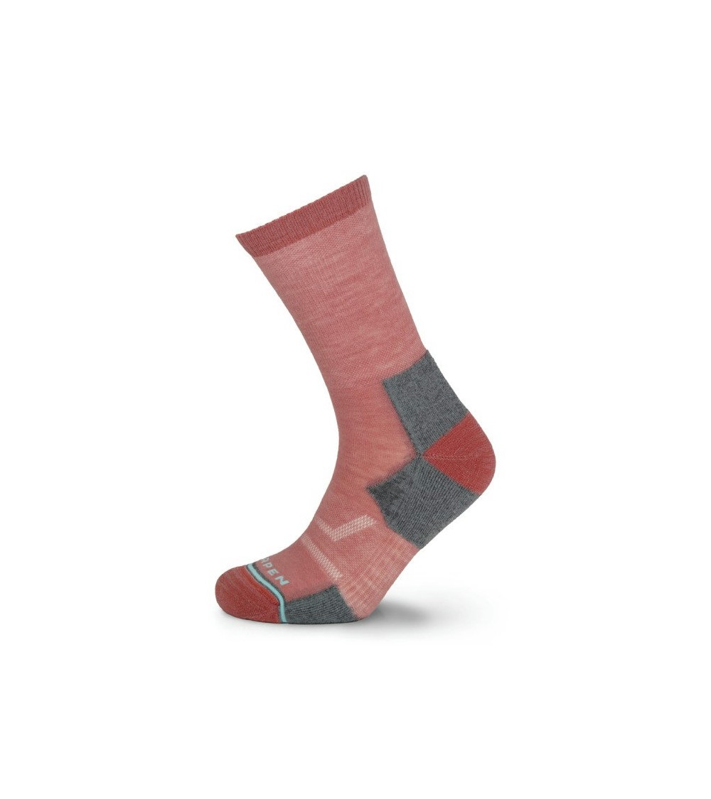 Lorpen Women's MHLCW Merino Hike Light Washed Bordeaux sokid