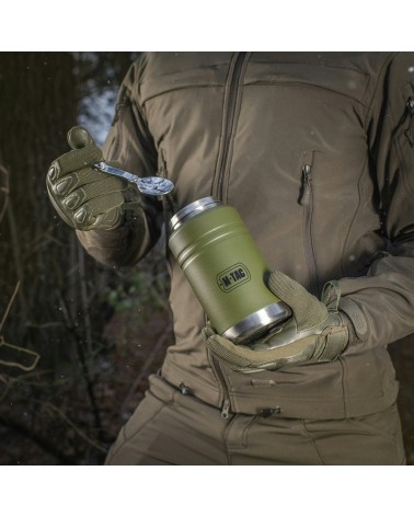 M-Tac Stainless 750 ml Thermos with folding spoon