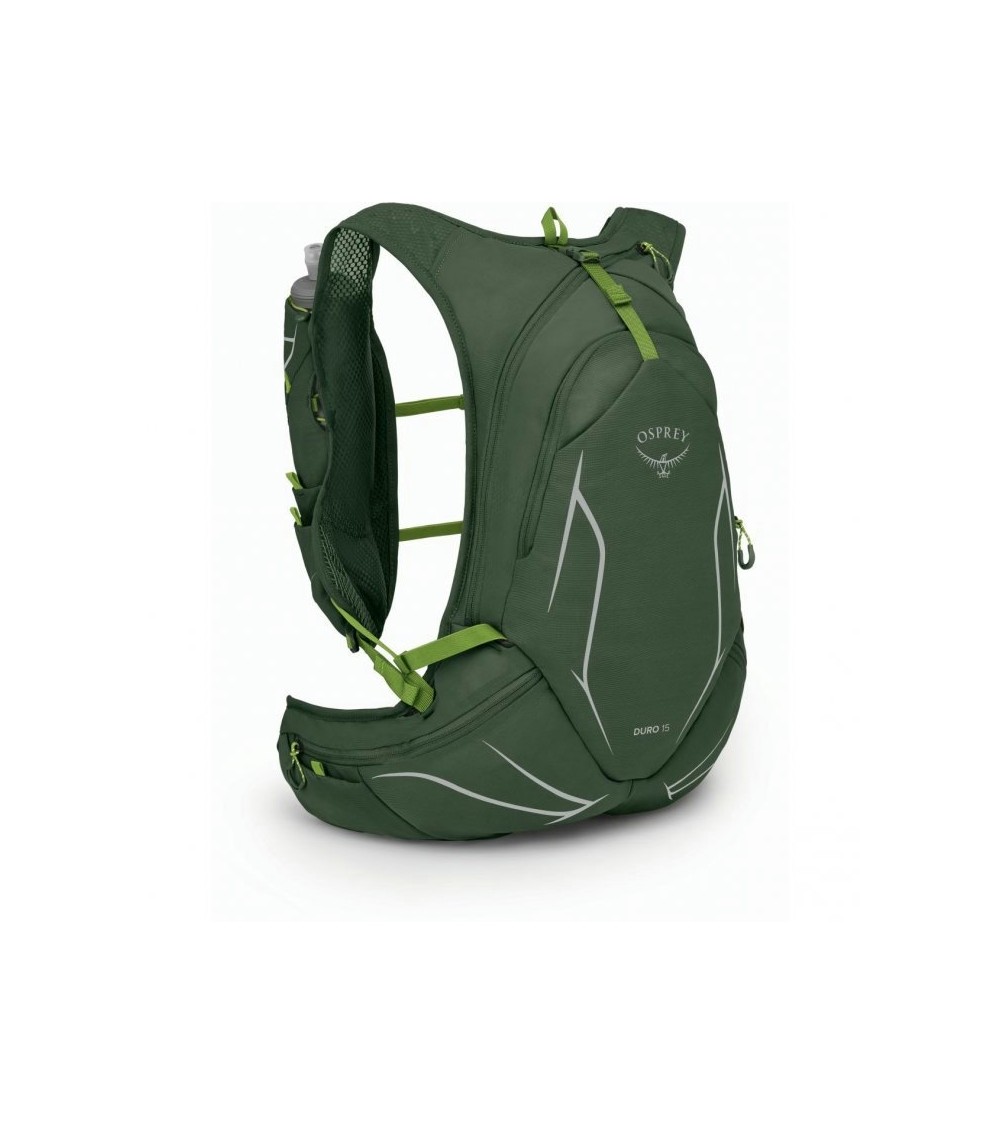 Osprey Duro 15 w/Flasks seaweed green/lim S/M