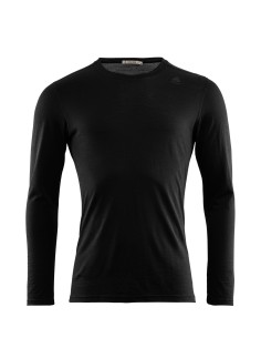 Aclima LightWool Meriino Pikkade Varrukatega Alussärk (must)