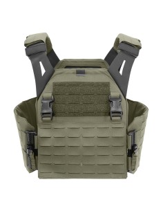 Warrior Laserlõigatud Madala Profiiliga Plaadikandja V1 (Ranger Green)