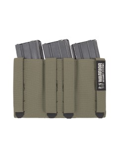 Warrior Laserlõigatud Triple Snap Mag Pouch Salvetasku 5,56 salvedele (erinevad värvid)