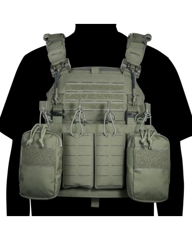 Tasmanian Tiger Modular Chest Rig 4xM4 olive