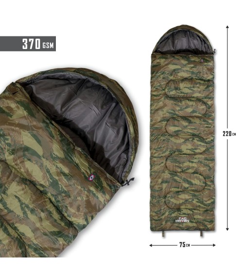 Pentagon MAJOR SLEEPING BAG 370GR/m² CAMO