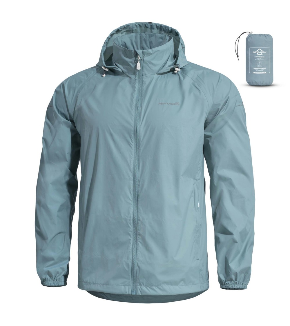 Pentagon CLOUDBURST PACKABLE MENS RAIN JACKET (various colours)