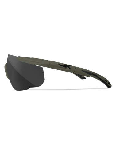 WILEY X - SABER ADVANCED 3 LENSES (SMOKE GREY+CLEAR+Light RUST) with OD GREEN FRAME