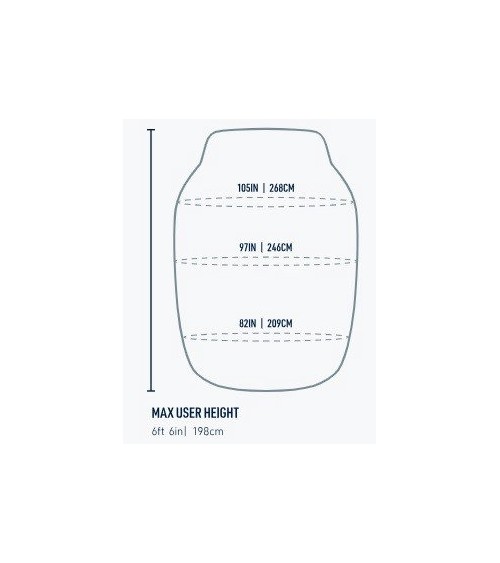 Sea to Summit Spark -9C Down Sleeping Bag Double beluga black