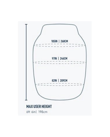 Sea to Summit Spark -9C Down Sleeping Bag Double beluga black