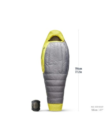 Sea to Summit Spark Women's -1C Down Sleeping Bag Long pewter grey