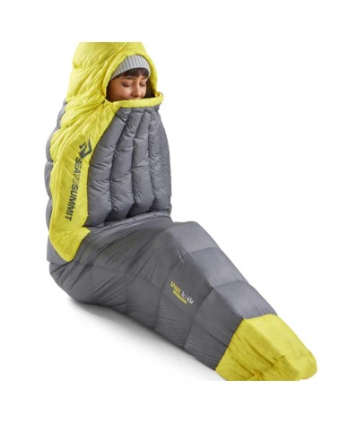 Sea to Summit Spark Women's 7°C udusulgedega magamiskott naistele, pikk, pewter grey