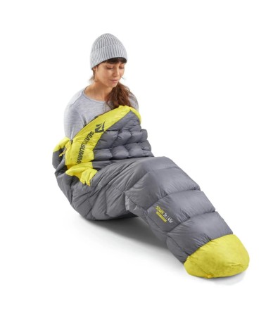 Sea to Summit Spark Women's 7°C udusulgedega magamiskott naistele, pikk, pewter grey