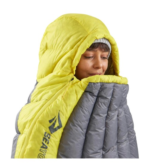 Sea to Summit Spark Women's 7°C udusulgedega magamiskott naistele, pikk, pewter grey