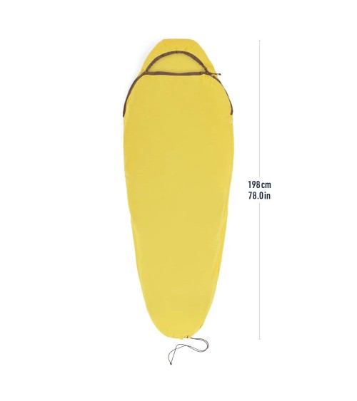 Sea to Summit Reactor magamiskoti sisekott - Muumia w/ Drawcord - C yellow