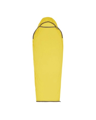 Sea to Summit Reactor Sleeping Bag Liner - Mummy w/ Drawcord- C yellow
