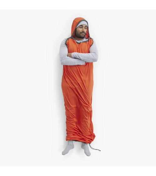 Sea to Summit Reactor Extr. Sleep.Bag Liner Mummy w/Drawcord- S spicy orange