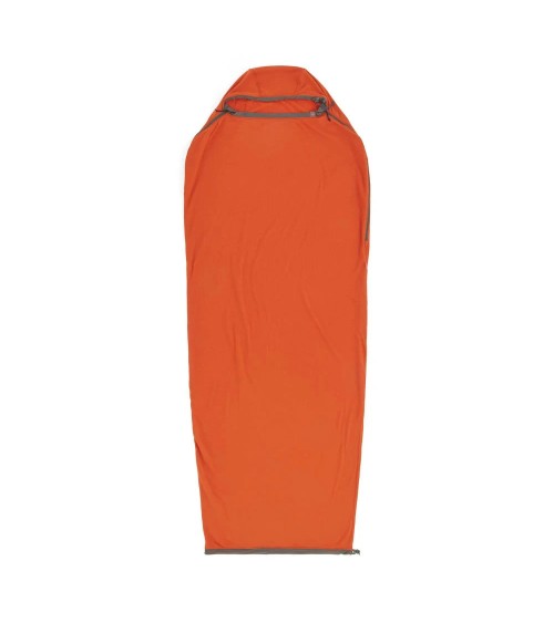 Sea to Summit Reactor Fleece magamiskoti sisekott, mummikujuline, tõmbenööriga - S, picante red