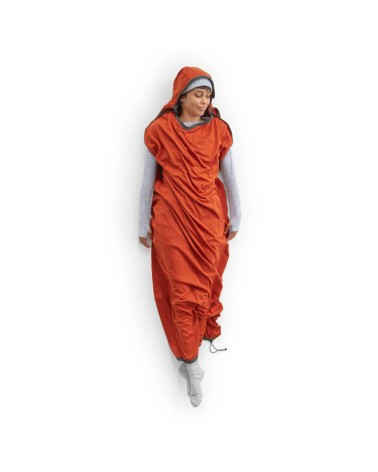 Sea to Summit Reactor Fleece Sleep.Bag Liner Mummy w/Drawcord-S picante red