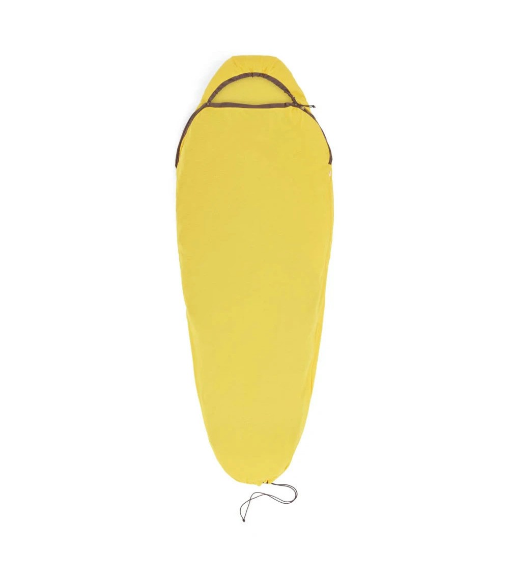 Sea to Summit Reactor Sleeping Bag Liner - Mummy w/ Drawcord- S yellow