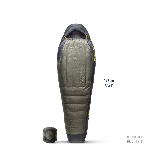 Sea to Summit Spark Pro -1C Down Sleeping Bag Long beluga black