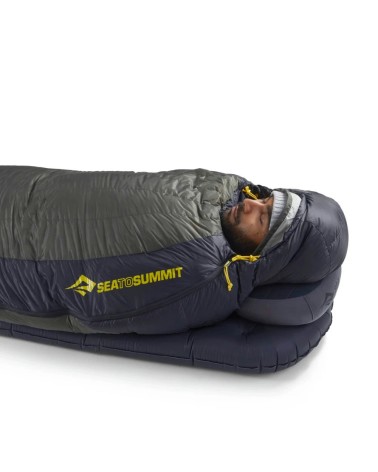 Sea to Summit Spark Pro -1C Down Sleeping Bag Long beluga black