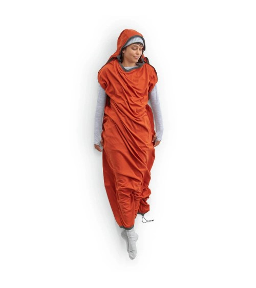Sea to Summit Reactor Fleece Sleep.Bag Liner Mummy w/Drawcord-C picante red