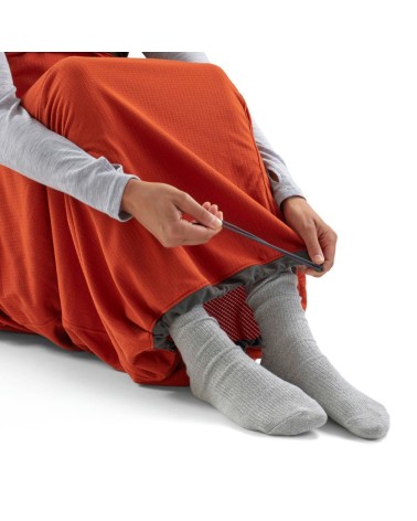 Sea to Summit Reactor Fleece magamiskoti sisetekk, mummi kujuline, tõmbenööriga - picante red