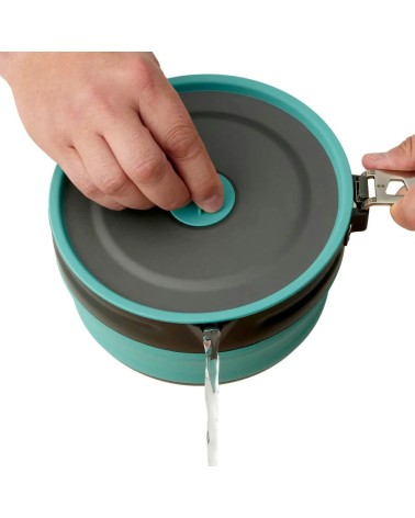 Sea to Summit Frontier UL Collapsible Pot Cook Set w/ 2.2L Pot - [2P] [5 Piece]