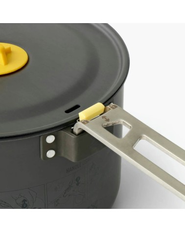 Sea to Summit Frontier UL One Pot Cook Set - [1P] [3 Piece] 2L Pot w/ M Bowl and Ins Mug