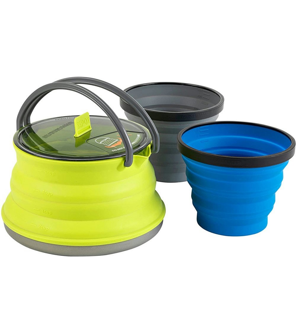 Sea to Summit X-Set: 11 3pc (X-Pot Kettle 1,3 L, 2 X-Mugs)