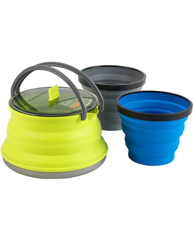 Sea to Summit X-Set: 11 3pc (X-Pot Kettle 1.3L, 2 X-Mugs)