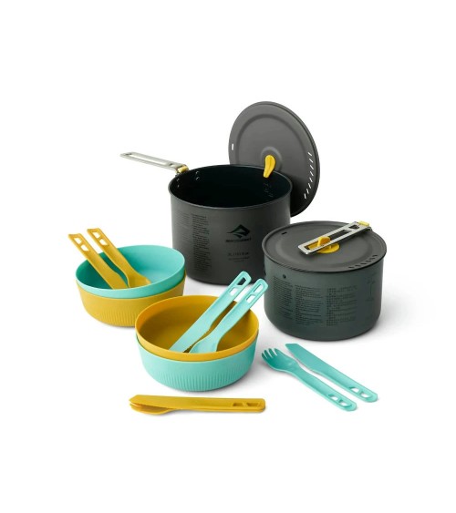 Sea to Summit Frontier UL Two Pot Cook Set - [4P] [14 Piece]